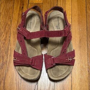 Earth Origins Red Strappy Sandals